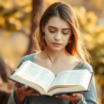Mulher cristã lendo a Bíblia