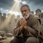 Homem orando em ruínas, Neemias 1