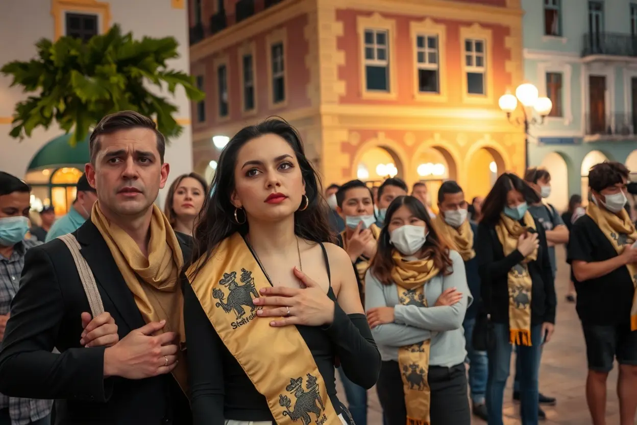 Pessoas de Nínive em arrependimento, vestindo sacos e cinzas.