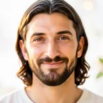 Jesus Cristo, o Amado, branco e rosado.