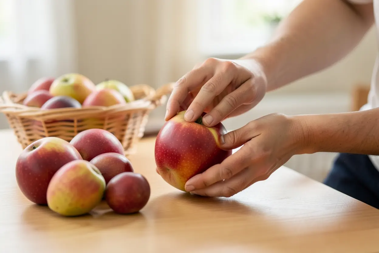 Mãos escolhendo a melhor oferta para Deus