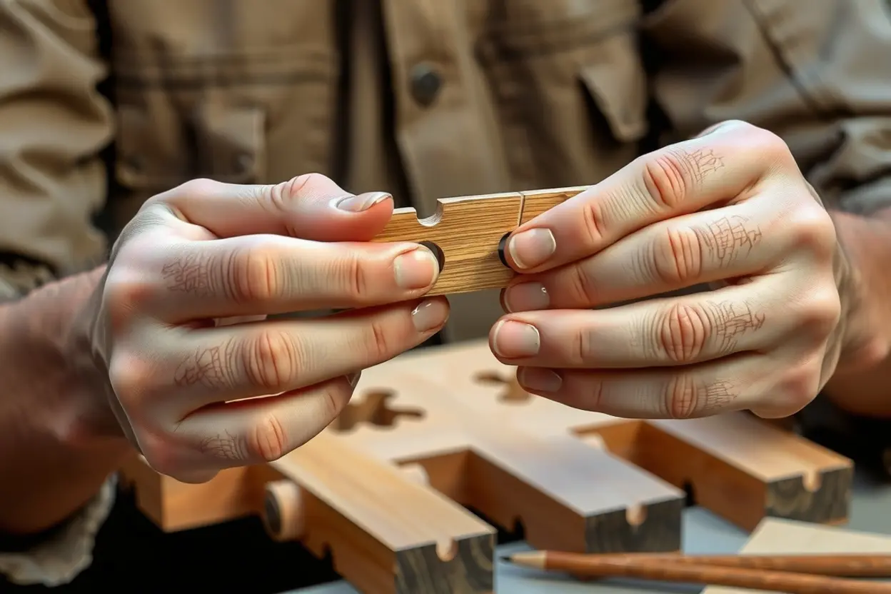 Obediência e Propósito Divino O que significa Ageu 1:12: Mãos trabalhando na construção de um propósito.