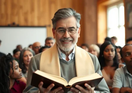 Pastores Segundo o Coração de Deus: Uma Exegese de Jeremias 3:15 Pastor com Bíblia aberta e rebanho