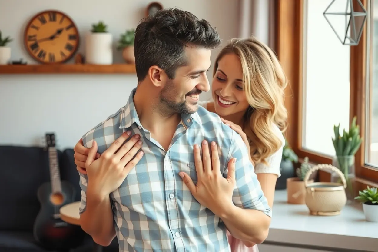 Paz e Unidade no Casamento Casal unido em oração.