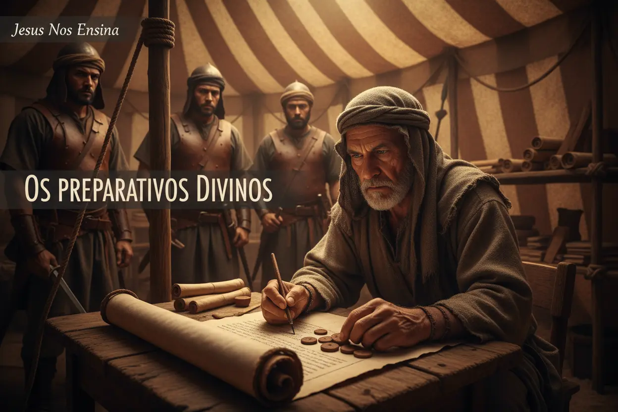 Propósito do Censo em Números 1 Escriba israelita contando o povo, representando a organização para a guerra e herança.