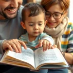 Eclesiastes 3:1: Entenda Por Que Tudo Tem Seu Tempo Determinado Pai e filho lendo a Bíblia, simbolizando a educação cristã.