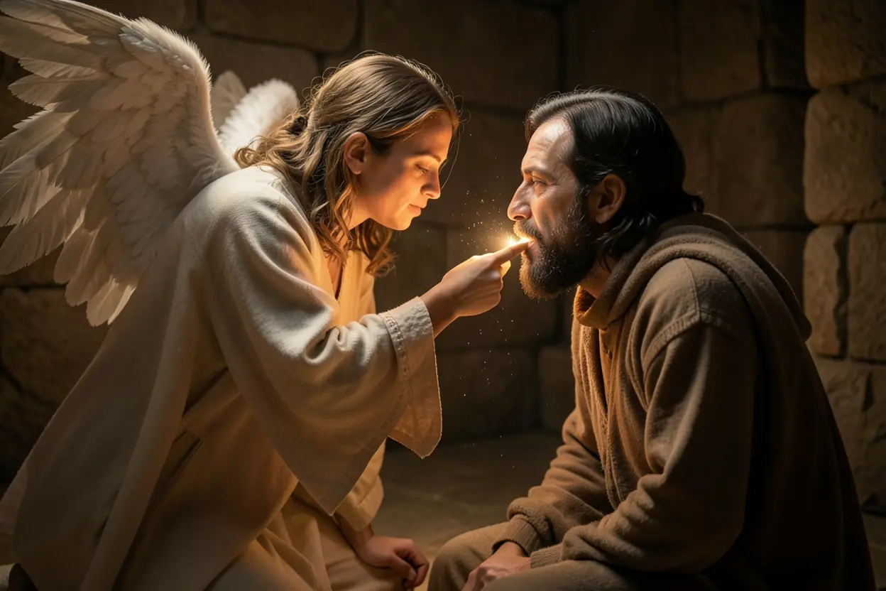 Purificação e Chamado de Isaías Estudo bíblico Isaías 6:1 a visão do trono e a purificação do profeta.