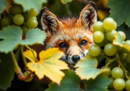 Cantares 2:15: As Raposinhas que Destroem Sua Vinha Espiritual – Uma Análise Profunda Raposinha entre as vinhas estragando as uvas