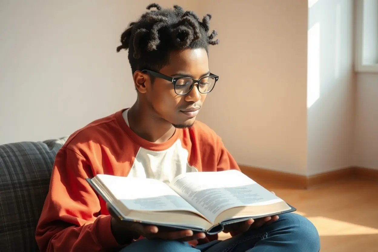 Pessoa meditando na Bíblia sobre Ester 1:8 o decreto do vinho