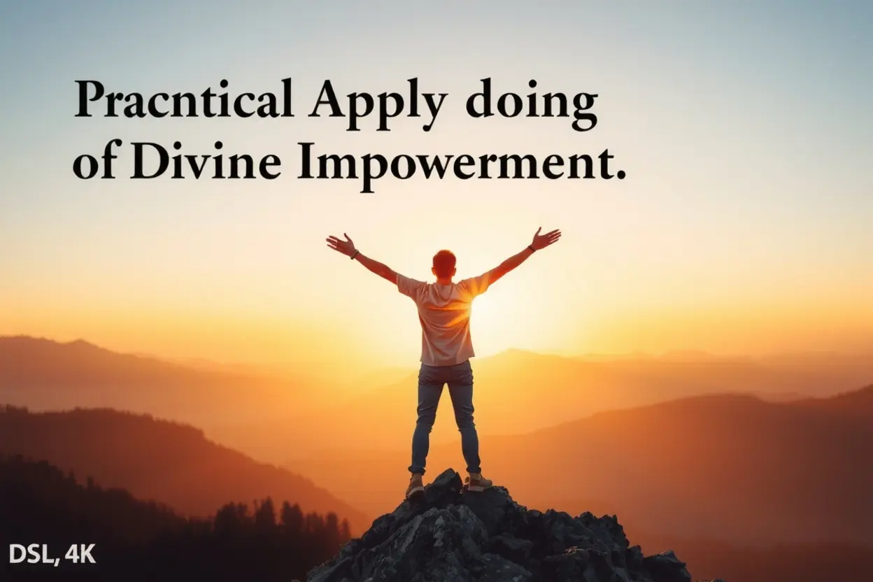 Renovação e Propósito na Montanha Pessoa em montanha com braços abertos ao nascer do sol