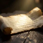 Atos 1:8: O Poder que Transforma a Igreja Hoje – Uma Análise Profunda Pergaminho antigo com texto bíblico