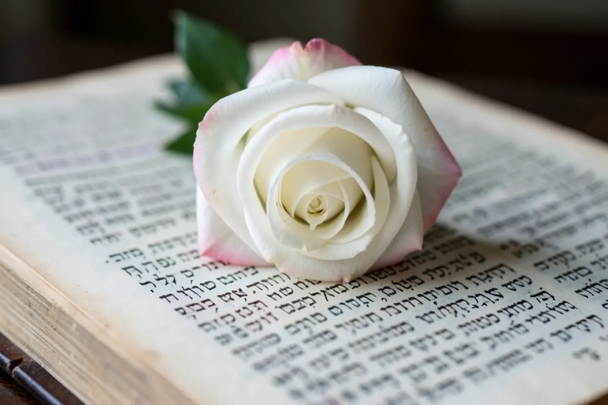 Cantares 5:10 estudo: rosa branca e rosada na Bíblia.