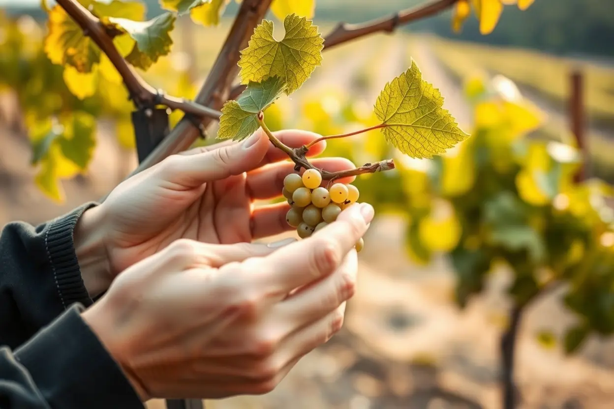 Identificando danos nas videiras