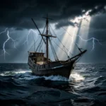 Navio em tempestade, Jonas 1:4