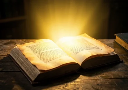 Esboço de pregação sobre a presença de Deus e a Bíblia aberta.
