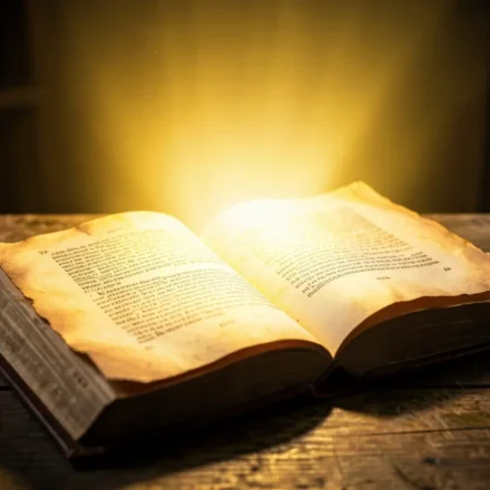 Esboço de pregação sobre a presença de Deus e a Bíblia aberta.