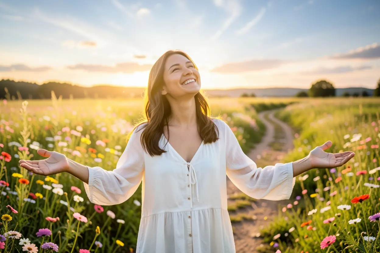 Luz do sol iluminando um caminho de discipulado