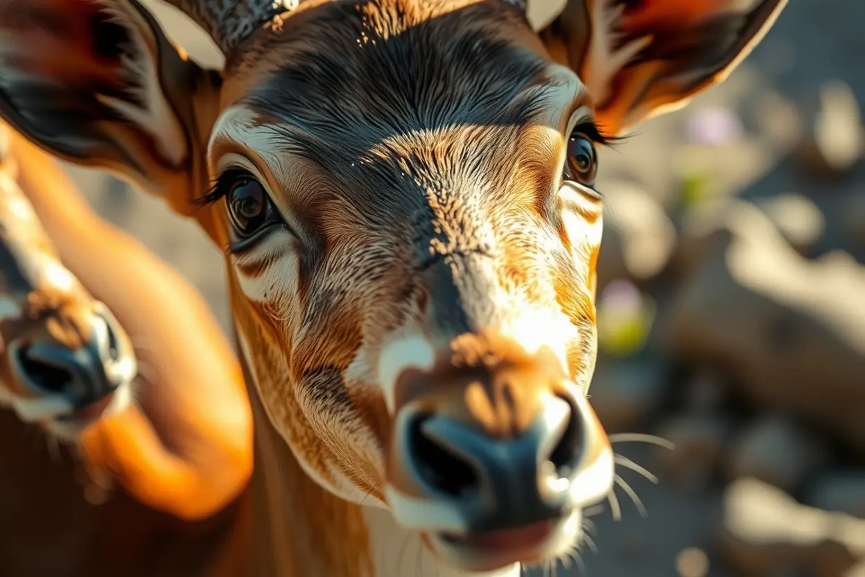Cervo atento representando sensibilidade espiritual bíblica