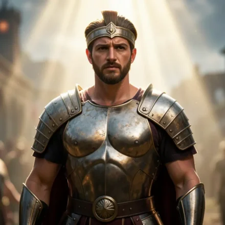 Esboço de pregação sobre a armadura de Deus com soldado bíblico.