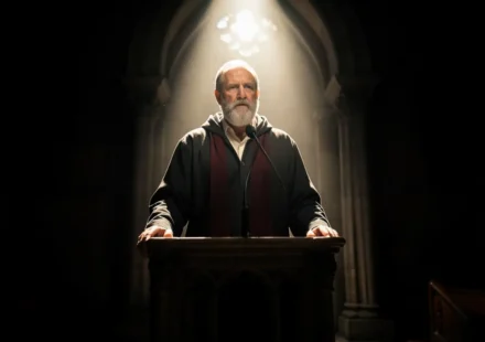 Pregador ministrando sobre a autoridade da filiação em João 1:12.