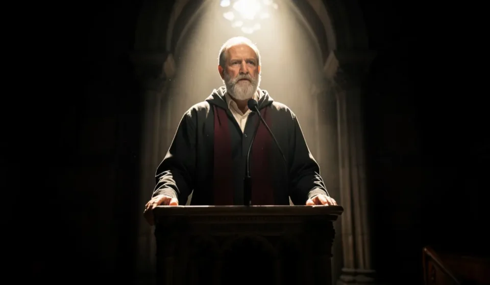 Pregador ministrando sobre a autoridade da filiação em João 1:12.