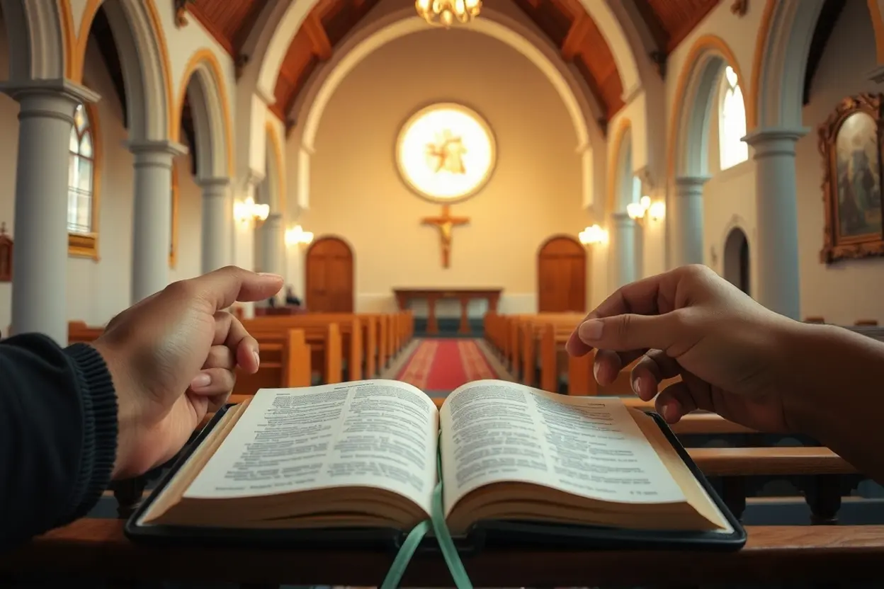 Bíblia aberta representando a base bíblica da soberania.