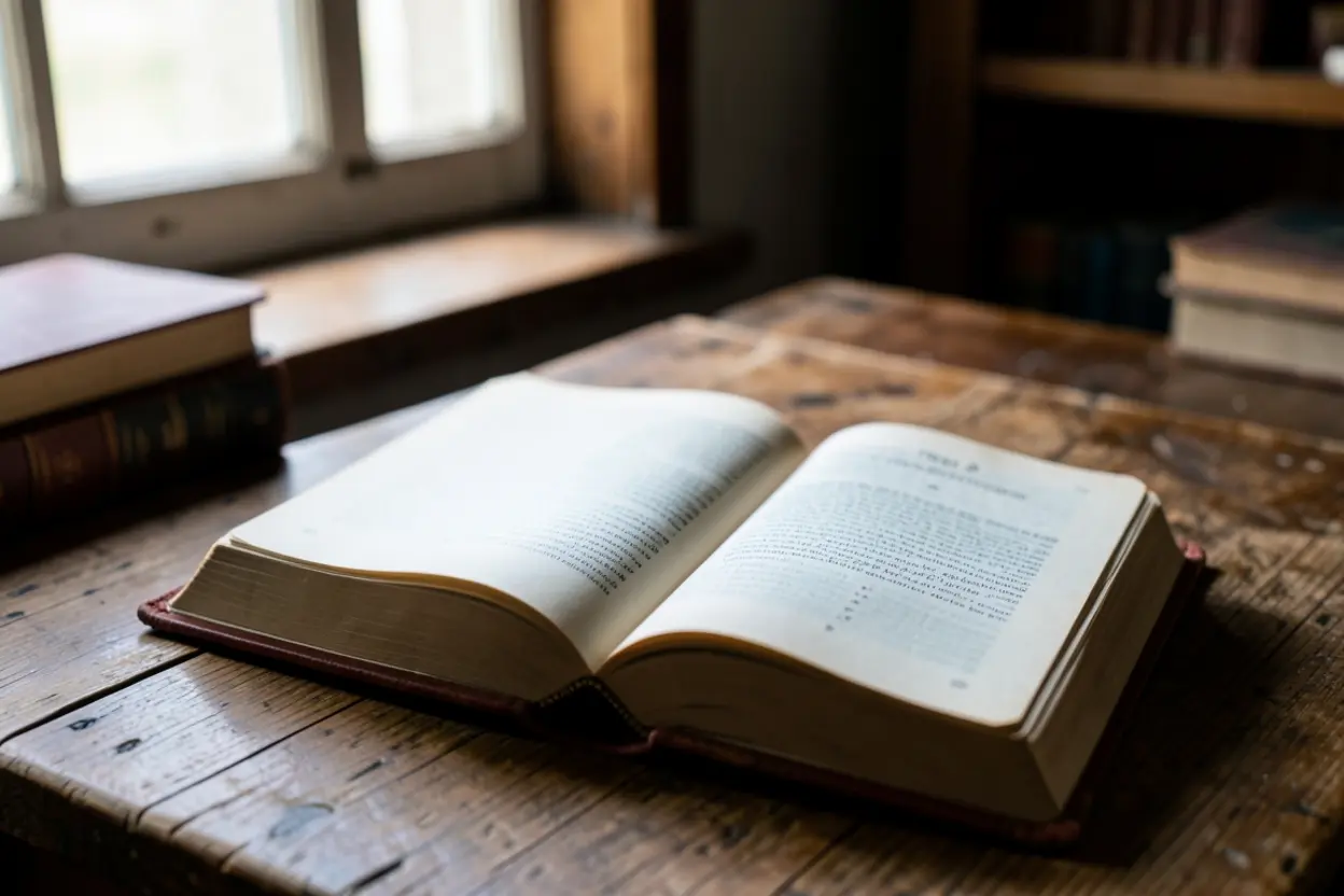 Bíblia aberta em Tiago 3