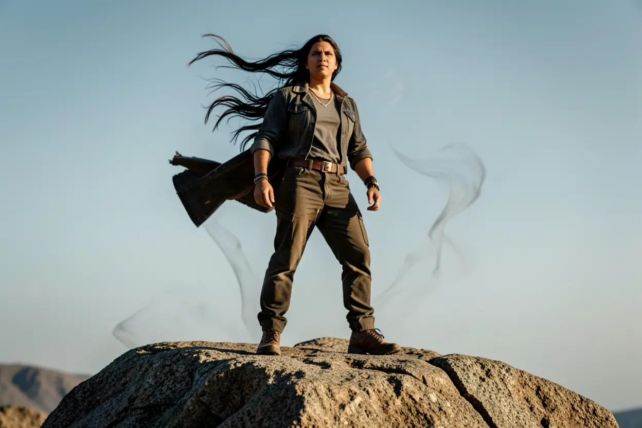 Homem de terno, com expressão séria e confiante, olhando para a frente. A imagem transmite integridade, sabedoria e a força de um caráter bem formado, com iluminação que destaca sua postura de liderança e autoridade moral.