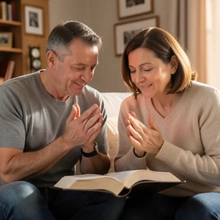 Casamento e Vida Devocional: Criando Cultura Espiritual no Lar Casamento e vida devocional: casal em oração.