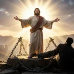 Jesus Cristo em vitória sobre a morte e o diabo