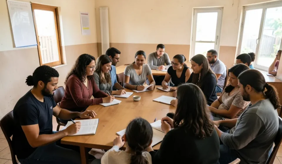 Discipulado coletivo na igreja.