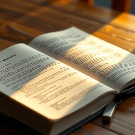 Bíblia aberta para estudo expositivo de 1 João.