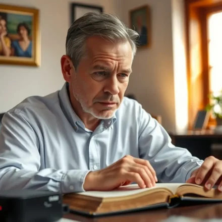 Lidando com Frustrações Ministeriais: Ajuste Suas Expectativas em Deus Líder cristão refletindo sobre desafios