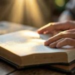 A Firmeza da Fé em Meio à Perseguição: Um Estudo de 2 Tessalonicenses 1:4 Bíblia aberta com luz, esperança viva