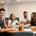 fortalecer a fé na juventude em reunião de discipulado.