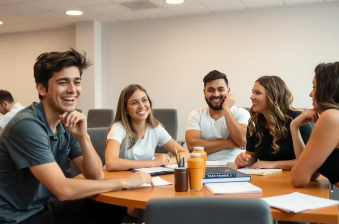 fortalecer a fé na juventude em reunião de discipulado.