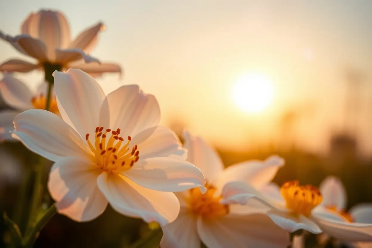 Flores do campo ilustrando a providência de Deus na pregação.
