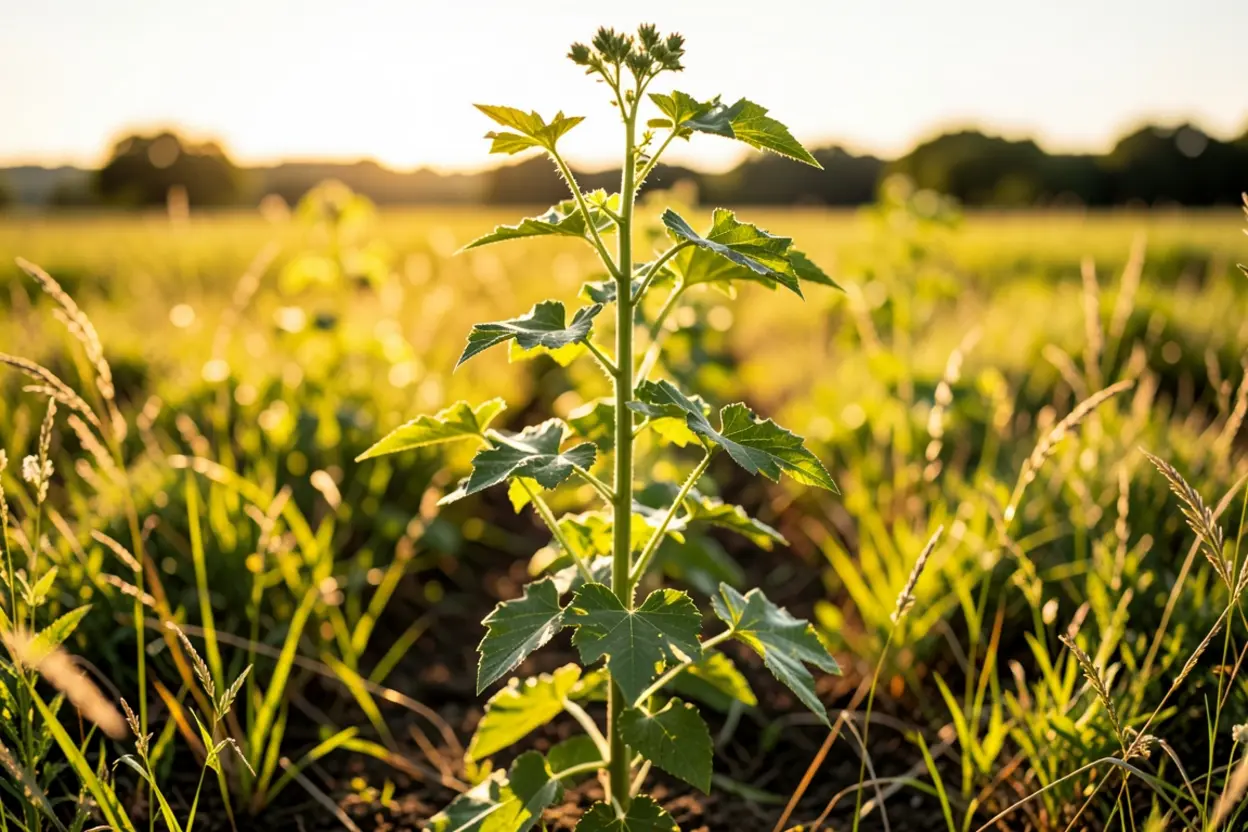 Videira crescendo como símbolo de maturidade espiritual.