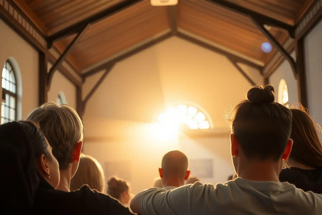 Mãos unidas simbolizando a unidade da igreja