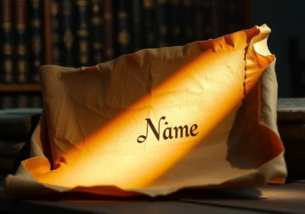 Antigo pergaminho do livro de Ester com luz sutil