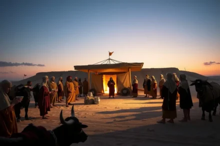 Príncipes israelitas ofertando no Tabernáculo, Números 7