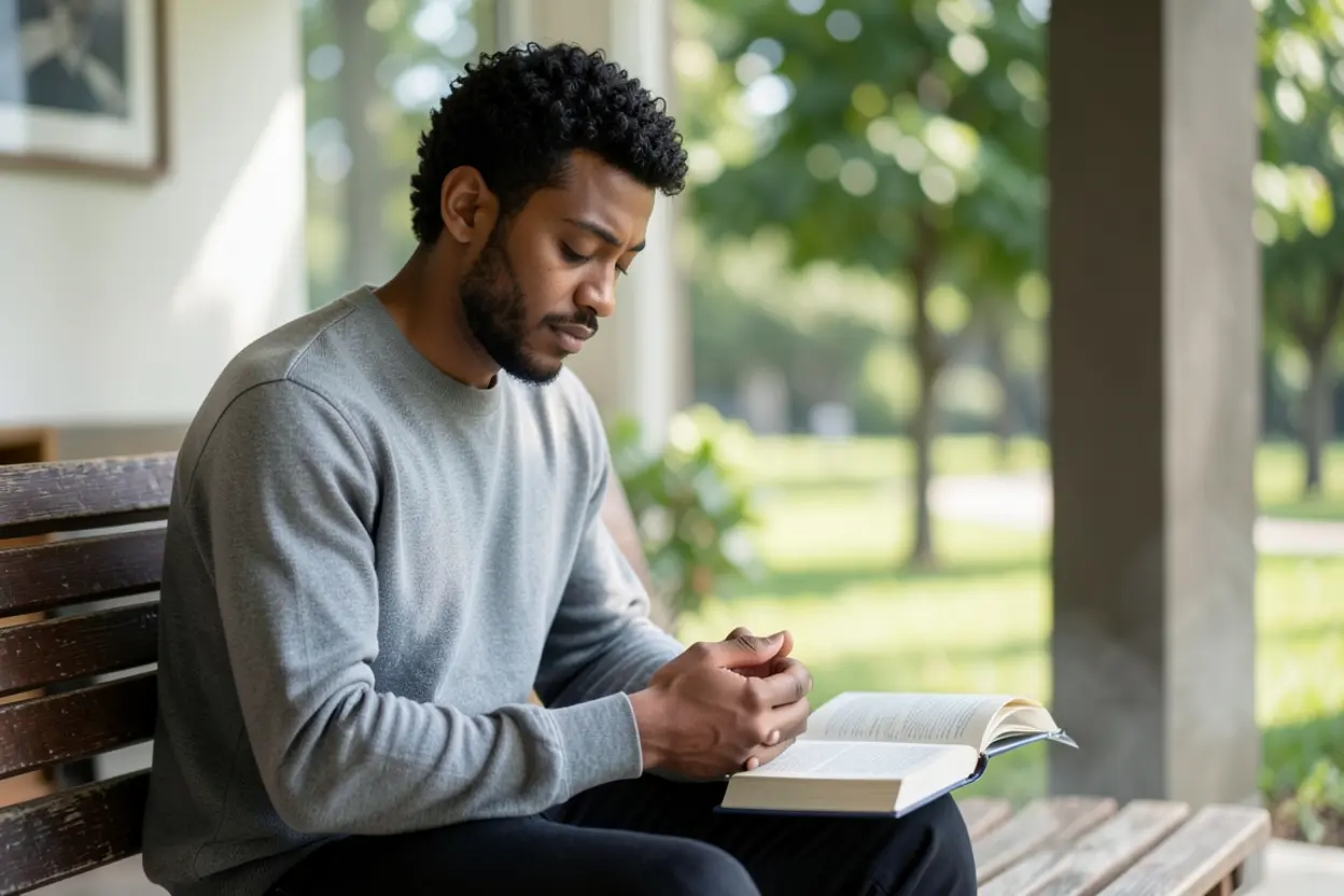 Oração no Dia a Dia Momento de oração e quietude.