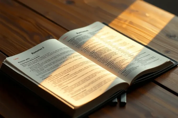 Sermão expositivo de Romanos 5:1-11 sobre paz com Deus.
