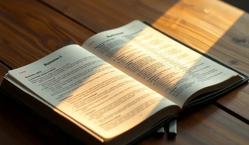 Sermão expositivo de Romanos 5:1-11 sobre paz com Deus.