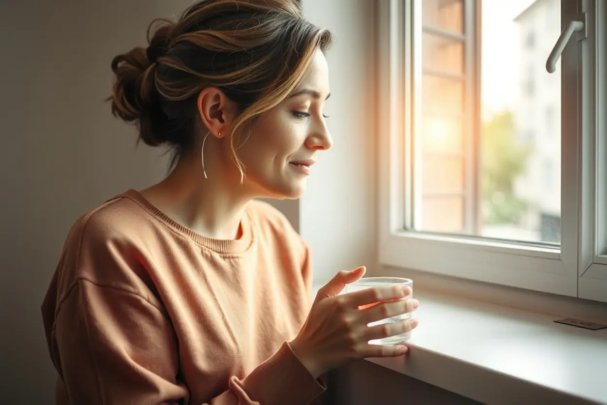 Momento de paz e renovação espiritual após o jejum.