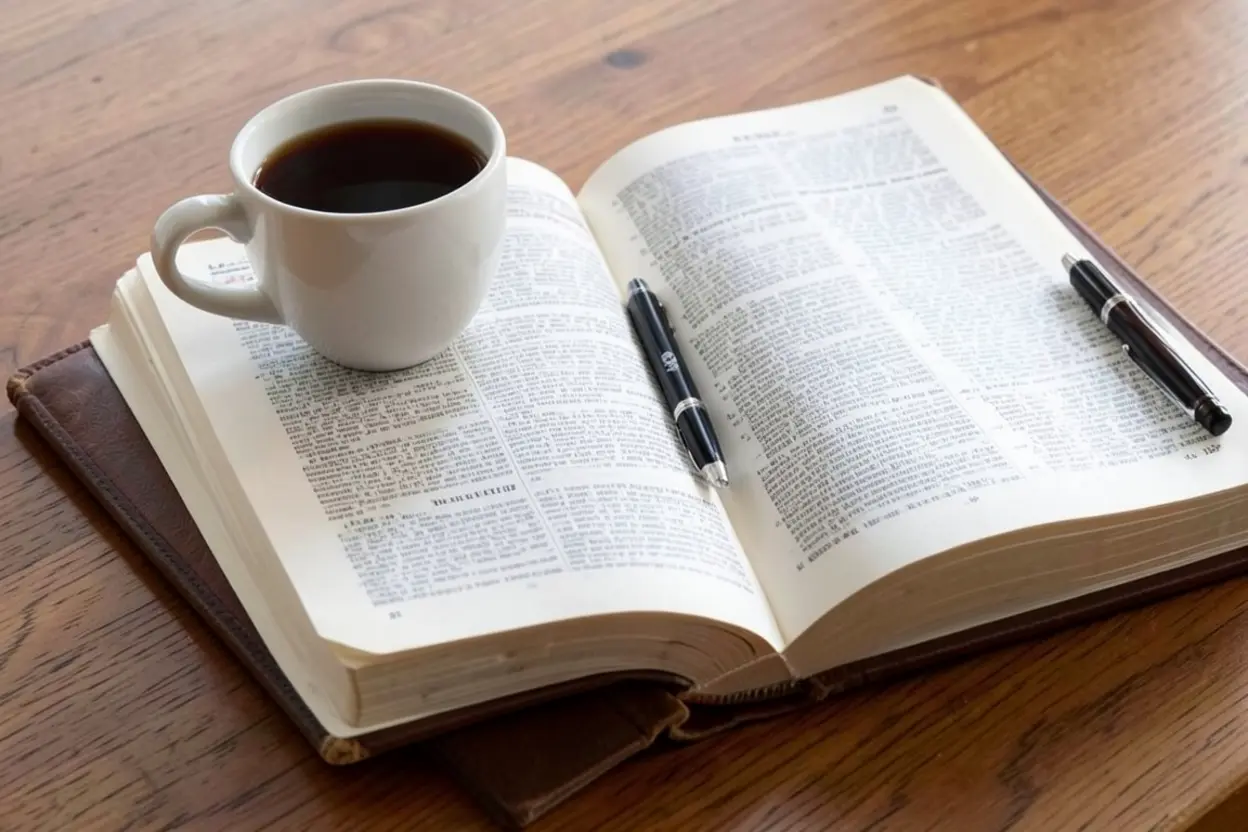 Disciplina na leitura bíblica.