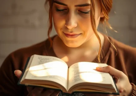 Pessoa orando com a Bíblia aberta, simbolizando a busca por sabedoria divina.