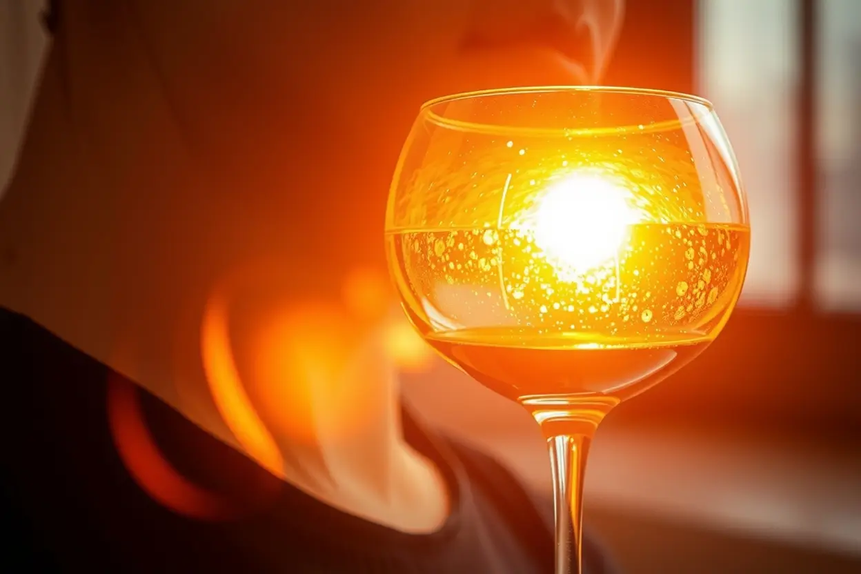 Cálice de vinho simbolizando o sangue de Cristo