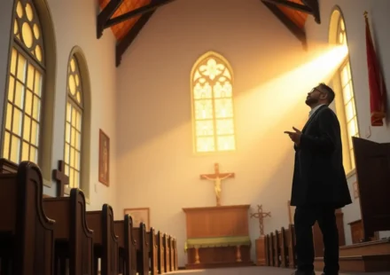 Pregador ministrando sermão textual em Jeremias 29:11.