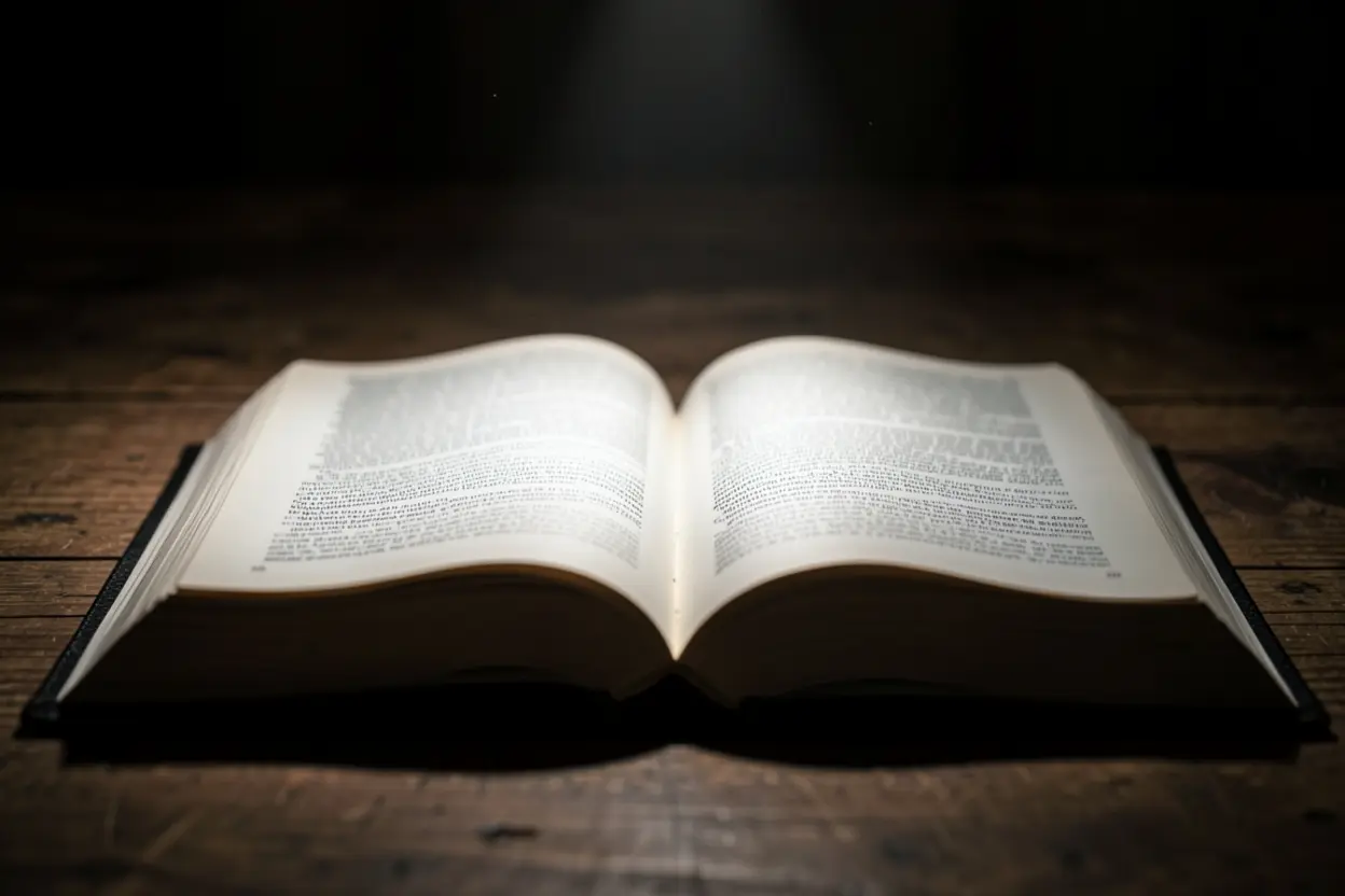 Bíblia aberta simbolizando a autoridade bíblica na interpretação de sonhos